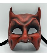 Red Devil Mask for Men, handmade masquerade mask for you masquerade part... - £54.87 GBP