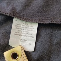 Southern Lady A-Line Women's Gray Skirt Rear Zipper Size 16 Measured Waist 17 image 3