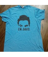 Ew, David - David Rose Creek T-Shirt blue  Sz L 65 poly % 35% preshrunk cot - £5.45 GBP