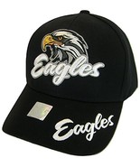 Men&#39;s Eagles Adjustable Baseball Cap (Black) - £11.82 GBP
