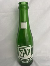 Vintage 7 Up Bottle Green Glass 7-Up Bottle You Like It It Likes You - £6.64 GBP