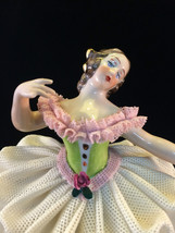 antique porcelain. DRESDEN dancer . Marked and with number - £118.50 GBP