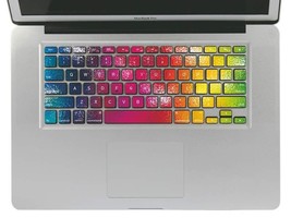 Color Macbook Keyboard Decal Cover Sticker Protector Pro 13 15 Air Skin ... - £6.28 GBP