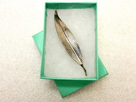 Beaucraft Feather/Leaf Pin, .925 Sterling Silver, Vintage 1960s Fashion,... - $24.45