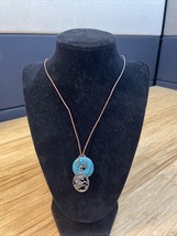 Vintage Sisk Siver Tone Unicorn Pendant Beaded Necklace Estate Find KG JD - $461.33 MXN