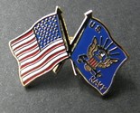 US NAVY USN SMALL COMBO USA WAVY FLAG MILITARY LAPEL PIN BADGE 7/8 INCH - $5.64