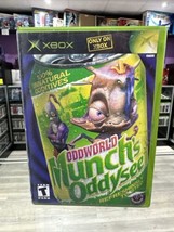 Oddworld: Munch&#39;s Oddysee (Microsoft Original Xbox, 2001) CIB Complete Tested! - £5.70 GBP