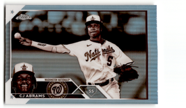 2023 Topps Chrome Refractor Sepia #185 CJ Abrams NM-MT Nationals ID:59301 - $1.87