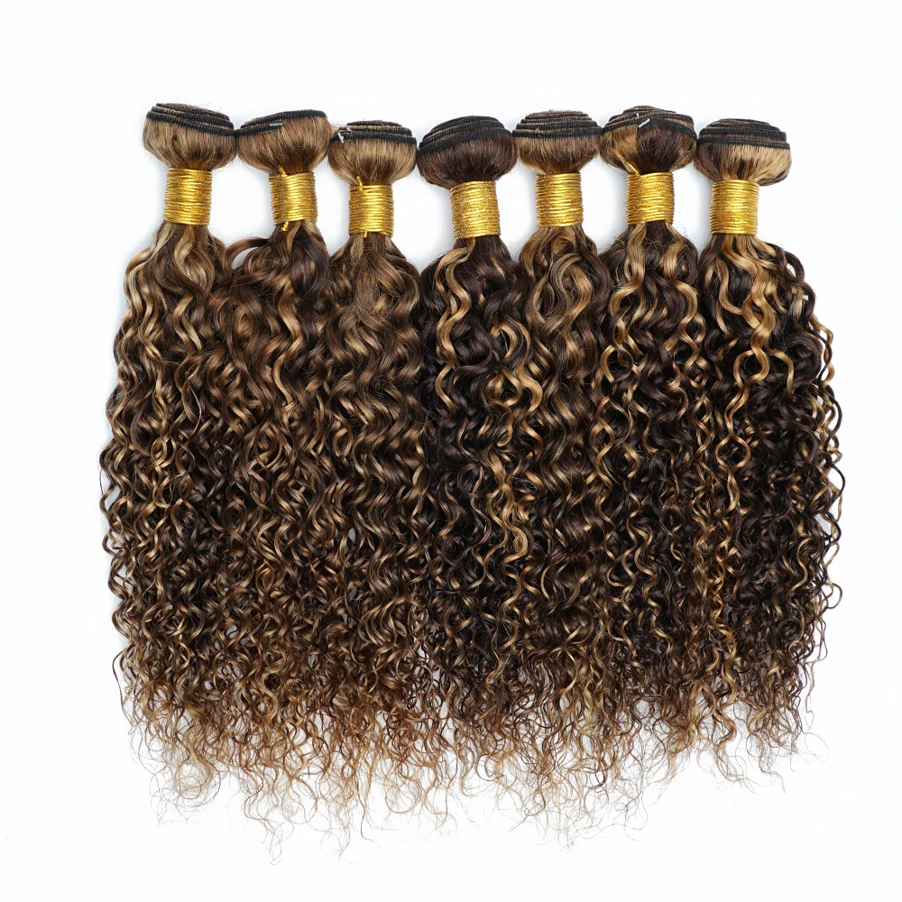 Jerry Culy P4/27 Human Hair Bundles 60Gram Highlight Pre-colored 10 to 22 Inch - £11.89 GBP+