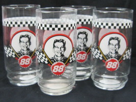 Lot of 4 Coca-Cola Nascar Glasses #88 Dale Jarrett - NEW - £1.58 GBP