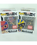 Lot Of 2 Funko POP! Marvel Lucha Libre El Animal #711 Aracno 706 Box Damage - £15.76 GBP