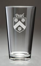 Pearl Irish Coat of Arms Pint Glasses - Set of 4 (Sand Etched) - £53.35 GBP
