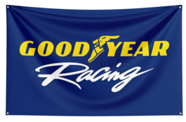 Goodyear Tires Racing Flag Banner 3 ft x 5 ft NEW! - $11.98