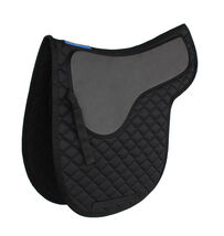 Horse Saddle Pad English Cotton Quilted Contoured Shock Absorbing Gel 72141 - $36.62