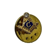 Masonic Grand Lodge Masons Club Organization Enamel Lapel Hat Pin - £4.80 GBP