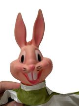 Vintage My Toy Rabbit Bunny Rubber Head Vinyl Hand Puppet Toy 11” - $25.25