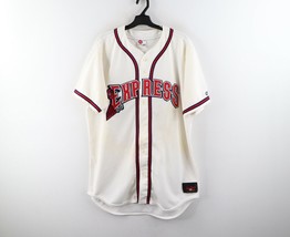 Autographed Round Rock Express Minor League Baseball Jersey Pro Cut White Red 46 - £97.43 GBP