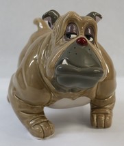 1988 Vintage Walt Disney Japan FRANCIS Bulldog Oliver &amp; Company Ceramic Figurine - £39.86 GBP