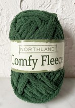 Northland Comfy Fleece Polyester Super Bulky Weight Yarn - 1 Skein Tundra Green - £6.02 GBP