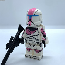 Hgift Clone Commando Minifigure Star Wars Pink Clone Commando Minifigure... - $8.99