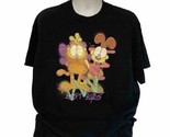 Garfield &amp; Odie Cartoon Comic T Shirt Nickelodeon Spray Paint Graffiti M... - £17.45 GBP