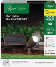 Feit OneSync Solar Powered 100 W LED Spot Light Kit- 1 Yard/Outdoor Sola... - £52.99 GBP