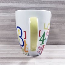 PPD Multicolor Numbers 10 oz. Porcelain Coffee Mug Cup - £12.19 GBP