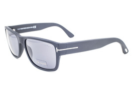 Tom Ford MASON 445 02D Matte Black / Polarized Gray Sunglasses TF445 02D 58mm - £189.05 GBP