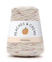 Peaches & Creme Cotton Yarn, 14 Oz. Cone, Panorama - Tan, Beige, Blue, Pink, Red - £15.14 GBP