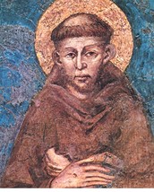 Saint Francis of Assisi 8 by 10 print - $7.00