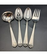 Wallace Lotus 18/8 Stainless Steel 4 Serving Pieces Flatware KOREA - €65,68 EUR
