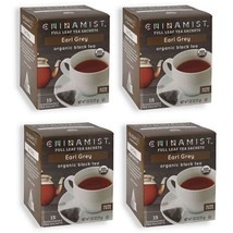 China Mist - Earl Grey Organic Black Full Leaf Tea Sachet, 4 Boxes 15 count each - £32.26 GBP