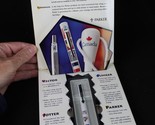 Vintage Parker pen PROMOTIONAL SALESMANS SAMPLE advertisement box 1994 R... - $69.99