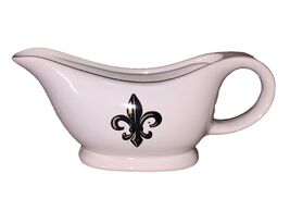 Coushatta Casino Resort Fleur de Lis Design Gravy Boat Louisiana Mardi Gras - $13.87