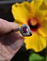 Ruby Ring Size 7. A .8cwt. Natural Earth Mined .July Birthstone.  Appraised - £132.70 GBP
