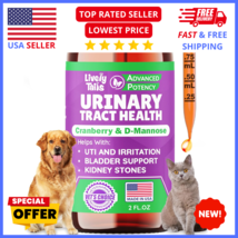 Cat &amp; Dog UTI Treatment Natural Cranberry,D-Mannose Drops,Bladder,Kidney... - £13.72 GBP