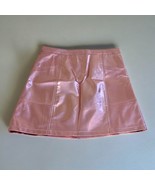 NWT Girls Art Class Pink Metallic Pleather Faux Leather Skirt Size xxl 1... - $24.51 CAD