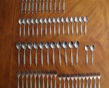 Mixed Lot 62 Set For 10 +Extras National Stainless Japan Royal Kent MCM ... - $100.00