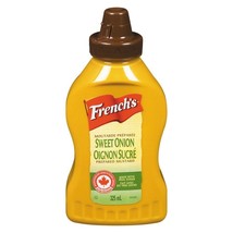 2 Bottles of French's Sweet Onion Prepared Mustard 325ml Each - Free Shipping - $29.03