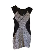 Express Giraffe Print Jacquard Block Sheath Bodycon Dress Size 6 NWT Mini - £29.06 GBP