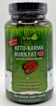 Irwin Naturals Keto-Karma Burn Fat Red 78 Liquid Soft-Gels - $38.75