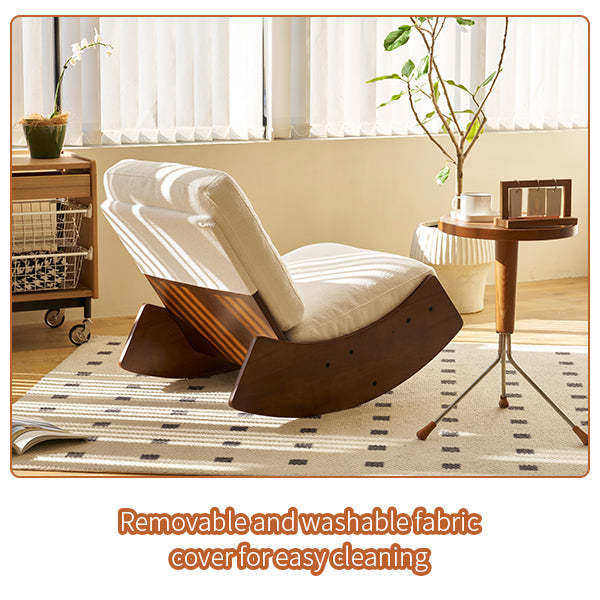Comfortable Glider Rocking Chair | Solid Wood Frame Item image 8