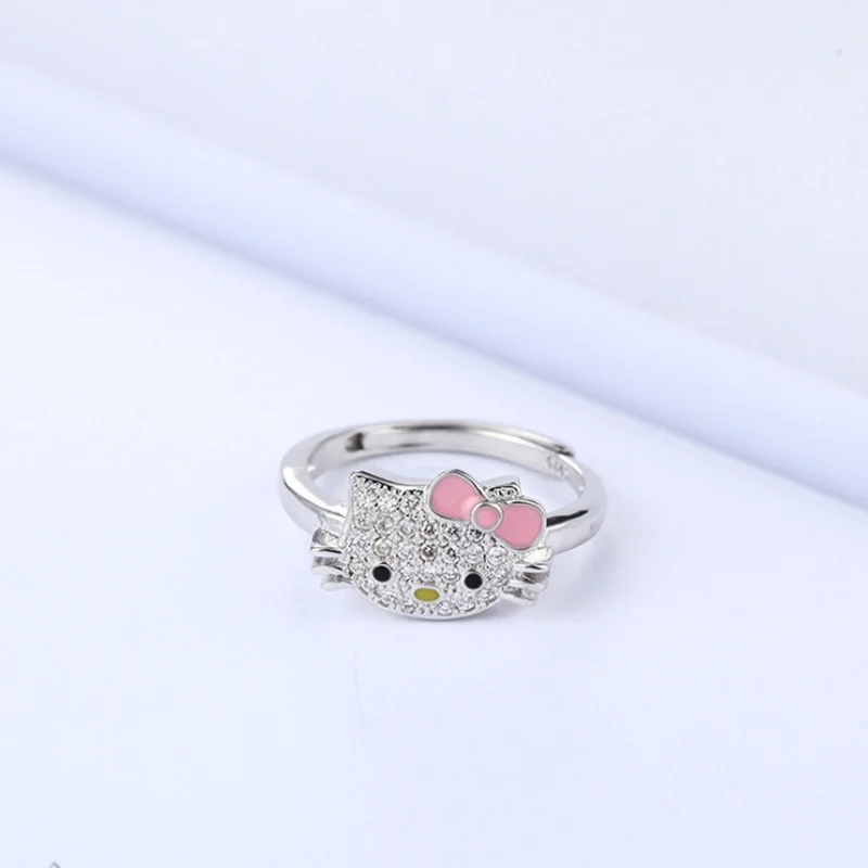 Moroll kuromi ring kitty anime toys fashion jewelry accessories cute kuromi accessories thumb200