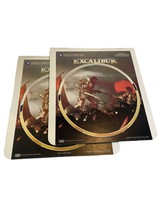 Excalibur Disc 1 &amp; 2 RCA CED Videodisc Untested Vintage 2 Disc Set Laserdisc - £11.03 GBP