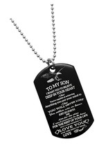 Queenberry Personalized Text Photo Engraved Pendant Necklace - £40.47 GBP