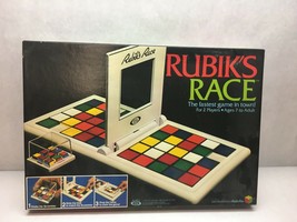 VINTAGE Rubik’s Race BOARD GAME 1982 ORIGINAL Box ALL Pieces INCLUDED - £23.34 GBP
