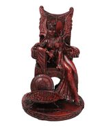 Ebros Celtic Maeve with Bird and Squirrel On Throne Statue 11&quot; Tall Clay... - €52,06 EUR