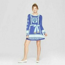 Born Famous Women&#39;s Ugly Hanukkah Sweater Dress Sizes XS, M, XXL NWT  - $27.99