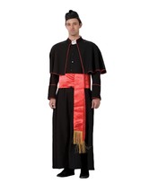 Deluxe Adult Cardinal or Pope Theatrical Quality Costume, Black, Large - £246.88 GBP+