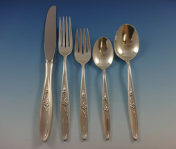 Rose Solitaire by Towle Sterling Silver Flatware Set For 12 Service 67 Pieces - £2,532.35 GBP